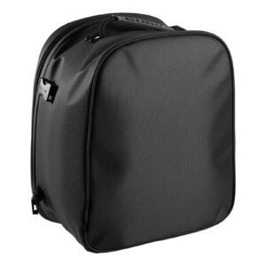 motorcycle tail bag, 22 34 l expandable motorcycle rear seat bag with waterproof rain cover, outdoor sports motorbike luggage storage backpack handbag with straps, pocket & elastic cord, black