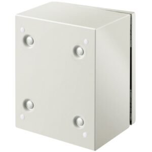 nema metal case, 10 x 8 x 6'' nema 4x metal electric enclosure, ip66 water & dust resistant, suitable for both outdoor & indoor use, includes mounting plate