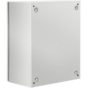 nema steel enclosure, 20 x 16 x 10'' nema 4x steel electrical box, ip66 waterproof & dustproof, outdoor/indoor electrical junction box, with mounting plate