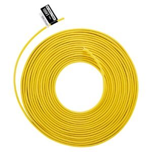 NM-B Wire, 12AWG/2C Non-Mettalic Residential Indoor Electrical Wire with Ground, PVC Sheathed High-Purity Copper Core Cable, for Outlets, Switches, Other Loads & Lighting Wiring Project(100 ft)