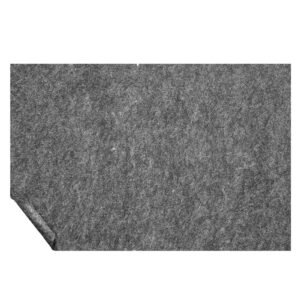 non slip resistant rug pad, protective cushioning carpet pad, 2'x8' (7.875' actual), 1/4"thick, dual surface, polyester felt + latex, 1 2m² area carpet padding rug cushion safe for all floors