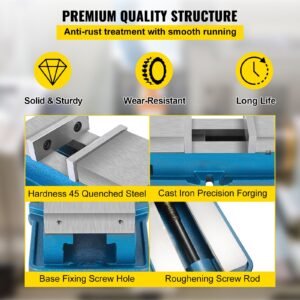 non swivel milling lockdown vise 4 inch precision bench clamp 100mm width drill press clamp 4 inch jaw opening for finishing milling machines drilling machines precision parts