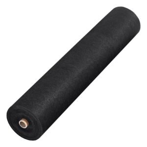 non woven geotextile fabric under gravel, 4x100ft 8oz driveway fabric landscape fabric, heavy duty weed barrier fabric, ground cover weed control fabric, french drains drainage fabric, black