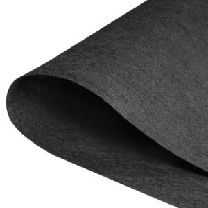 non woven geotextile fabric under gravel, 4x100ft 8oz driveway fabric landscape fabric, heavy duty weed barrier fabric, ground cover weed control fabric, french drains drainage fabric, black