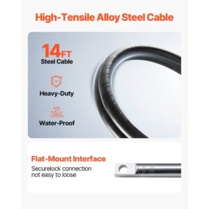 outboard steering system 14' outboard steering kit 14 feet boat steering cable with 13" wheel durable marine