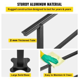 outdoor handrail 165lbs load handrail outdoor stairs aluminum stair handrail 36 x 35" outdoor stair railing transitional range from 0 to 30° staircase handrail fits 2 3 steps with screw kit