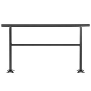 outdoor handrail 165lbs load handrail outdoor stairs aluminum stair handrail 60 x 35" outdoor stair railing transitional range from 0 to 30° staircase handrail fits 4 5 steps with screw kit