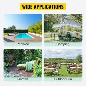 Outdoor Storage Box Patio Deck Box 230 Gallon Waterproof PE Tarpaulin