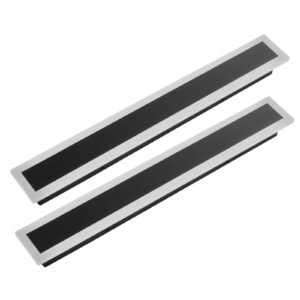 Outdoor Wall Lights, 2 Pack, 23.6 Inch Long Strip Modern Exterior Wall Sconce Light Fixtures, 2700K-6000K, IP65 Waterproof Anti-Rust, Dimmable Outside Wall Mount Lighting, for House Porch Garage