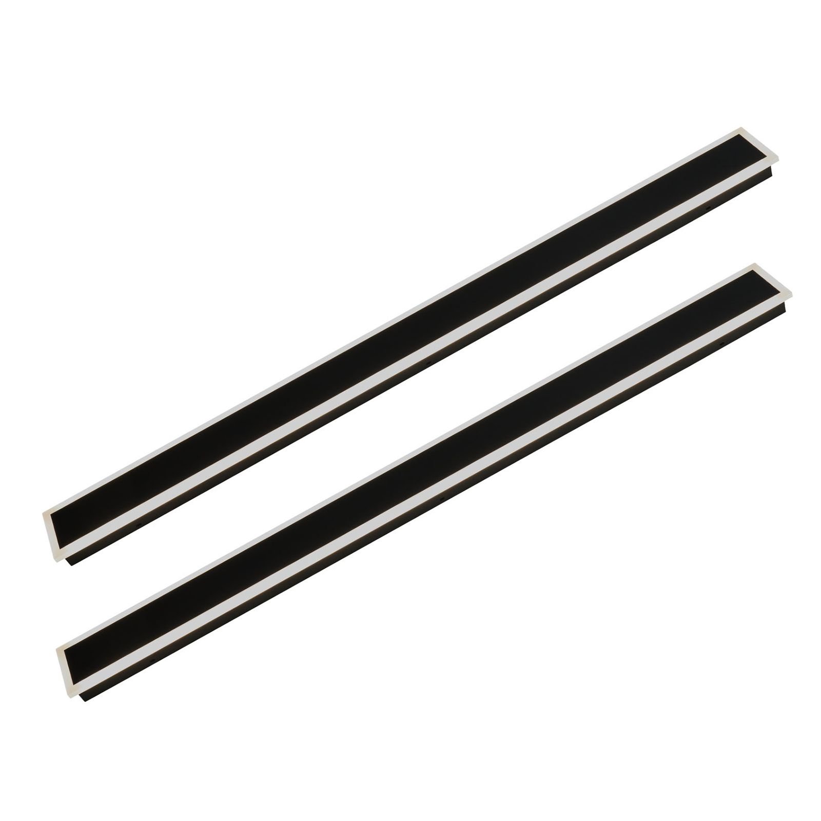 outdoor wall lights, 2 pack, 59.1 inch long strip modern exterior wall sconce light fixtures, 2700k 6000k, ip65 waterproof anti rust, dimmable outside wall mount lighting, for house porch garage