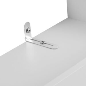 over the toilet storage cabinet, 67.44 in height bathroom storage organizer with double door and adjustable shelf, bathroom space saver organizer above toilet with open shelf, white