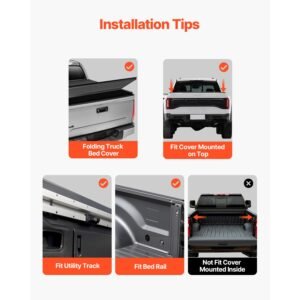 overland truck bed rack, 51.2 65.4 in width, adjustable overland bed cargo rack with sidebar, 900 lbs static capacity, compatible with mid size trucks tacoma/ranger/gladiator jt/colorado/canyon
