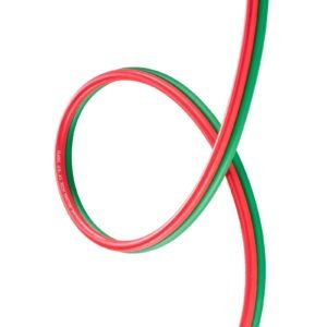 oxygen acetylene hose, 1/4 inch x 25ft oxy acetylene hose with 9/16" 18 b fitting, 300psi t grade welding cutting torch twin hose, compatible with oxygen, acetylene, propane and other fuel gases