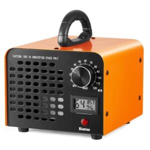 ozone generator, 12000mg/h ozone machine remover, high capacity commercial/industrial ozone generator machine, home air ionizers deodorizer with 0 120 min time setting for rooms, cars, pets