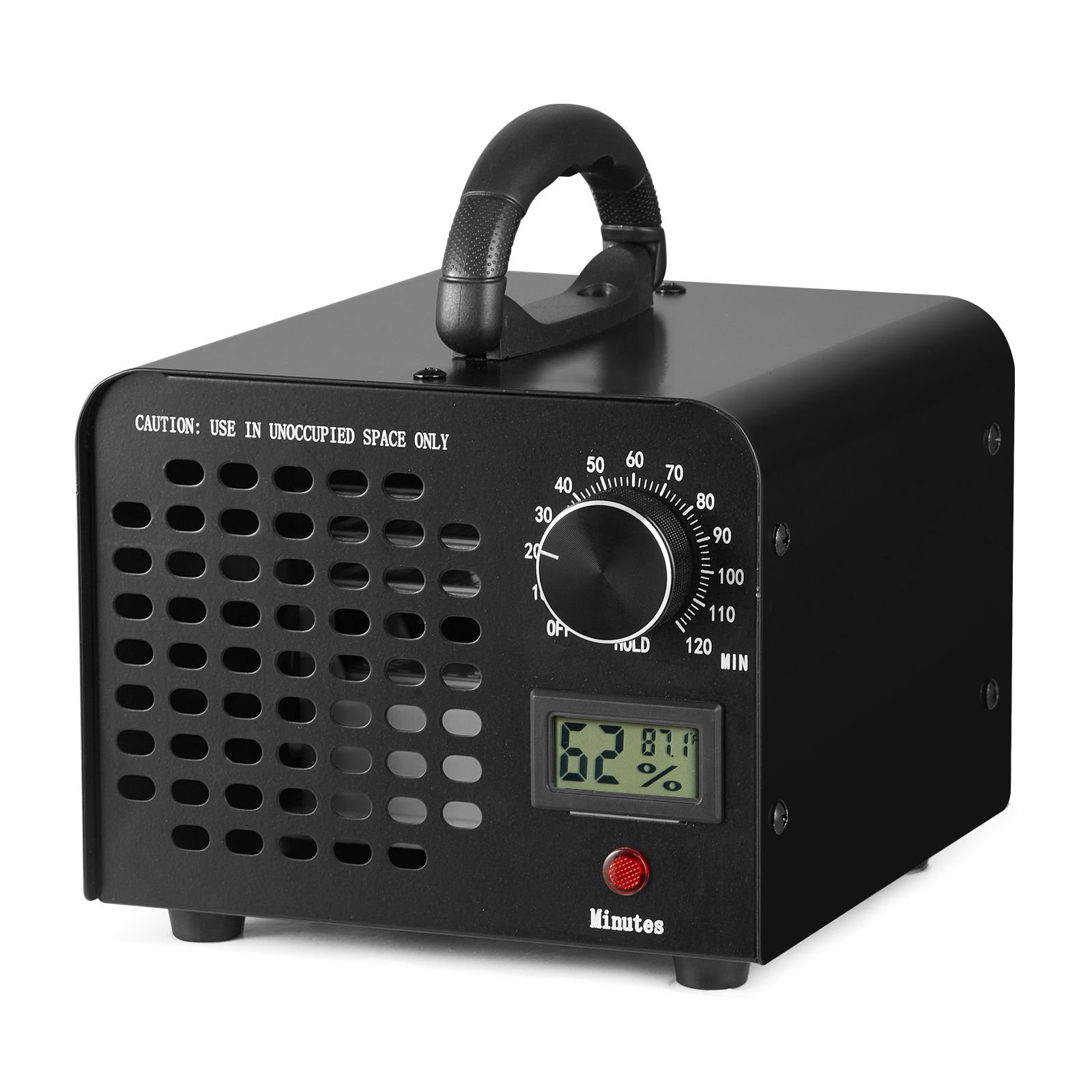ozone generator, 24000mg/h ozone machine odor remover, high capacity commercial/industrial ozone generator machine, home air ionizers deodorizer with 0 120 min time setting for rooms, cars, pets