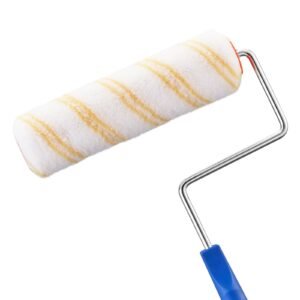 paint roller covers, 12 pack 9 inch shedless roller covers, 3/8 inch nap high dense roller covers for roller frame & paint roller kit, paint rollers for painting walls, house painting supplies