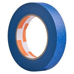 painters tape, 1 inch wide (0.94 in x 60 yds), 6 rolls, blue painter tape for painting, edge, trim, ceiling, masking tape protects surfaces and removes easily, diy craft art, labeling decoration