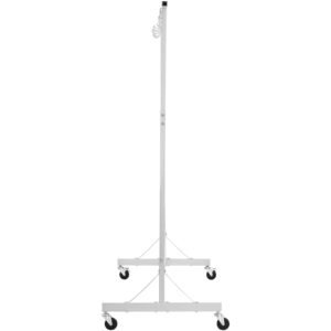 painting rack, 5 ft 7 ft adjustable height, 66 lbs capacity automotive paint rack stand, 8 hooks painting drying rack with 4 swiveling wheels, auto body stand for auto repair shops & garage