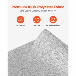panel track blinds, extendable track from 45.8 in to 86 in w, trimmable panel curtains up to 96 in h, adjustable vertical panel blinds for sliding doors, patio doors, room divider, window, gray