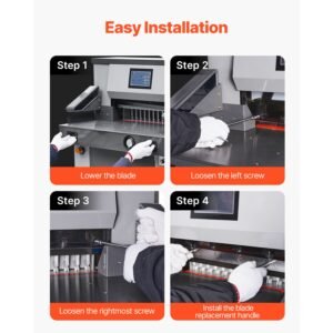 paper cutter blade, heavy duty steel blade replacement suitable for professional cutter h670tv7, paper trimmer machine spare blade,800 x 76 x 10 mm