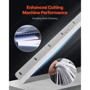 paper cutter blade, heavy duty steel blade replacement suitable for professional cutter h670tv7, paper trimmer machine spare blade,800 x 76 x 10 mm