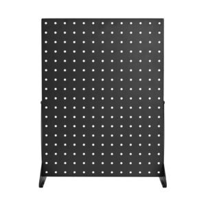 Pegboard Display Stand, 17 x 13 in Tabletop Pegboard Display Stand, Accessories Rack Organizer, Thickened Cold-Rolled Steel Peg Board Panel for Grocery Retail Store Jewelry Shop, Black (4 PCS)