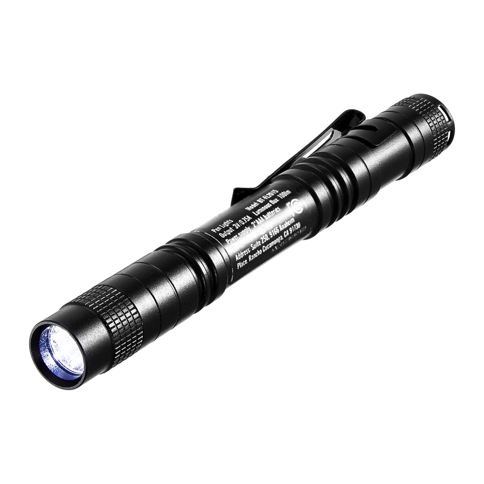 pen light, 2 pack 100 lumens pocket flashlight with clip, ipx4 waterproof portable penlight, compact and lightweight for tight spaces, work, inspection, emergency, mechanics, outdoor use