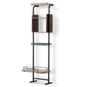 Pet Feeding Station with Storage, Elevated Dog Bowls, Raised Dog Bowl Stand, Dog Food Storage and Feeder Station with Storage Shelves, Pet Toy Storage Organizer, for Large Medium Small Dogs