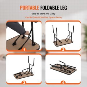 pet grooming table arm with clamp, 32''x18'' dog grooming station, foldable pets grooming stand for medium and small dogs, free no sit haunch holder with grooming loop, bearing 220lbs