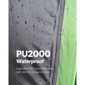 pickup truck tent, fits 5.0 5.2 ft truck tents for camping, waterproof pu2000 mm 2 3 person sleeping truck bed tent, sturdy truck bed camper shell with expandable awning, rainfly, storage bag