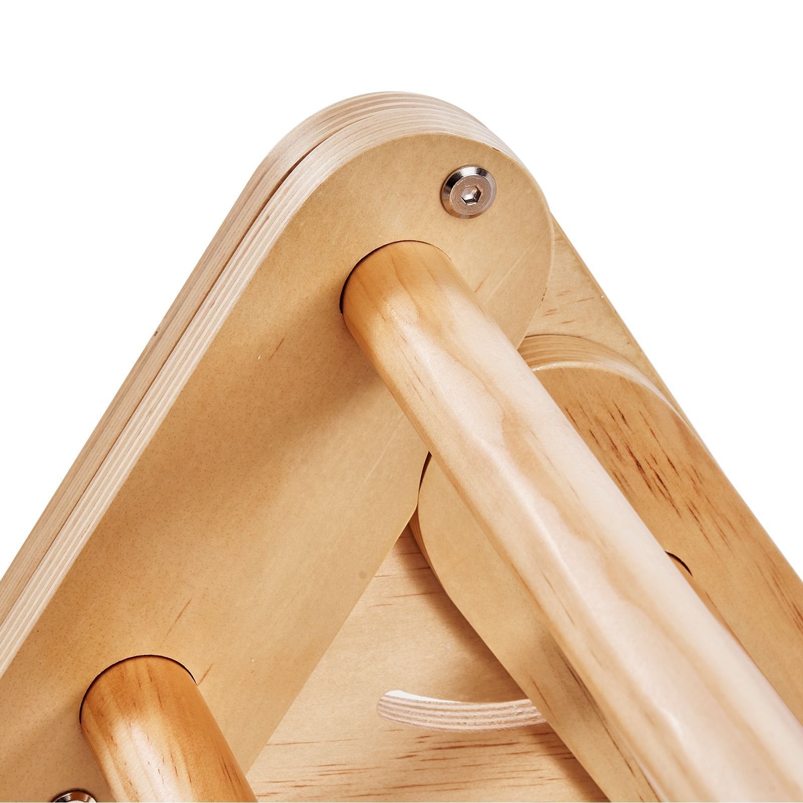 pikler triangle set, 5 in 1 toddler climbing toys indoor playground, ramp, and arch, montessori climbing set with triangle, large size wooden climbing gym for toddlers 1 3 years, wood color