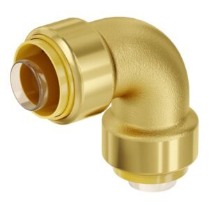pipe fittings, 1/2" 25pcs (10xstraight, 10xelbows, 5xtees) brass pipe fittings, push fit pipe connector brass air fittings, plumbing fittings adapter for heating/shower systems, water pipes