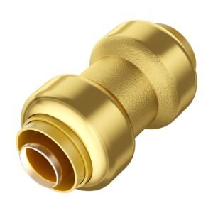 pipe fittings, 1/2" 25pcs (10xstraight, 10xelbows, 5xtees) brass pipe fittings, push fit pipe connector brass air fittings, plumbing fittings adapter for heating/shower systems, water pipes