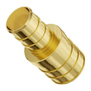 pipe fittings, 1/2" 3/4" 50pcs brass pipe fittings, clamp style 1/2 npt internal thread pipe connector brass air fittings, heavy duty plumbing fittings npt adapter for heating/shower systems