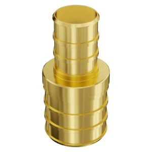 pipe fittings, 1/2" 3/4" 50pcs brass pipe fittings, clamp style 1/2 npt internal thread pipe connector brass air fittings, heavy duty plumbing fittings npt adapter for heating/shower systems