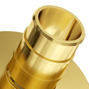pipe fittings, 3/4" 12pcs brass pipe fittings, clamp style 3/4 npt pipe connector brass air fittings, heavy duty plumbing fittings npt adapter for heating/shower systems, water pipes