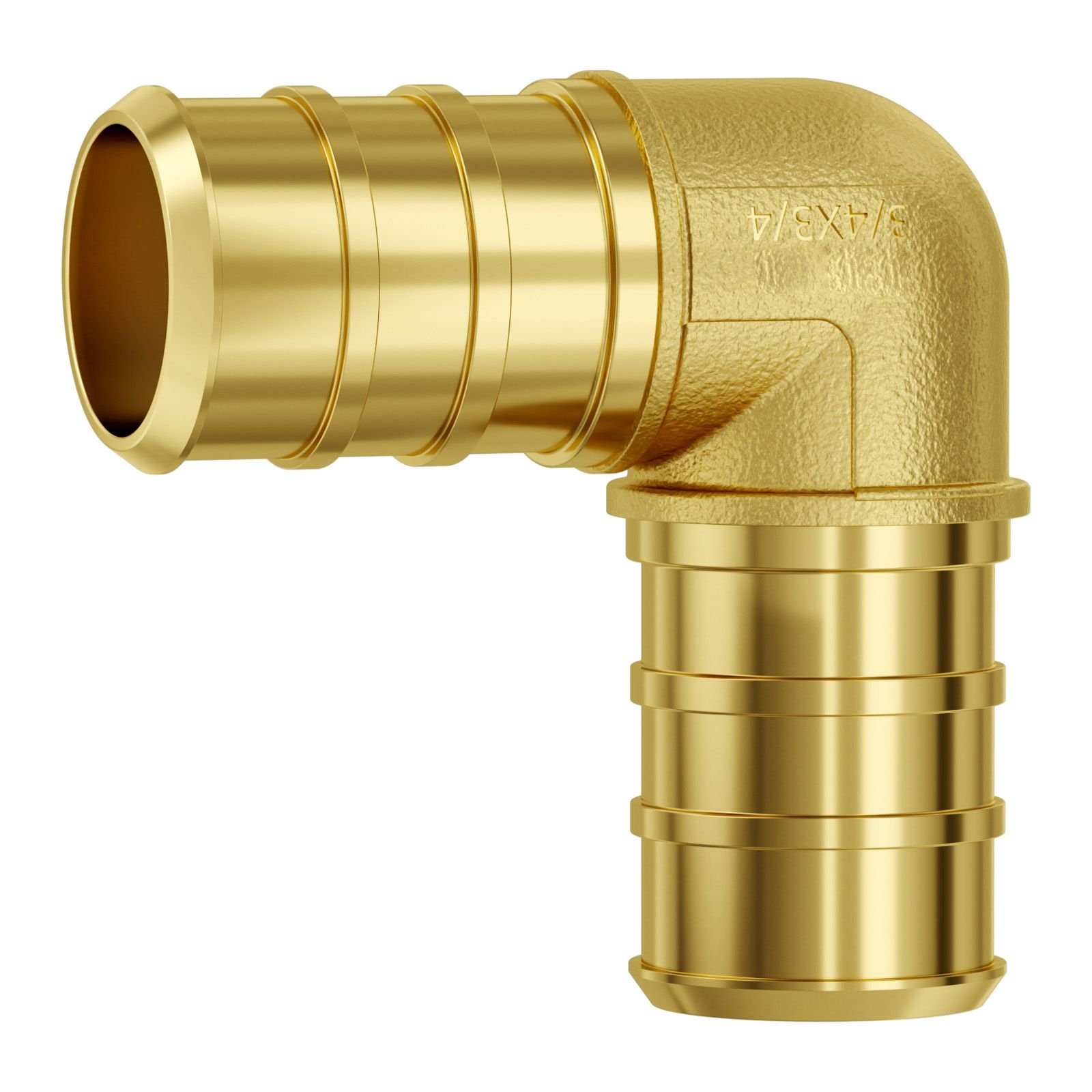 pipe fittings, 3/4" 50pcs brass pipe fittings, clamp style elbows pipe connector brass air fittings, heavy duty plumbing fittings tube adapter for heating/shower systems,outdoor water pipes