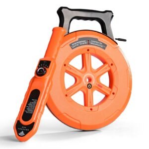 pipe locators, 100ft/30m pvc pipe locators underground, ip67 waterproof pipe blockage detector with adjustable sensitivity, sewer wall scanner plumbing tool for pvc plastic metal water pipes