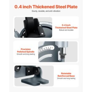 pipe notcher, tubing notcher for 1/2 to 2 inch pipes, pipe & tube notcher with 0 to 60° adjustable angle for metal, pvc, wood pipes, ideal for repair shops, home projects, metalworking