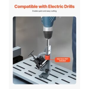 pipe notcher, tubing notcher for 1/2 to 2 inch pipes, pipe & tube notcher with 0 to 60° adjustable angle for metal, pvc, wood pipes, ideal for repair shops, home projects, metalworking