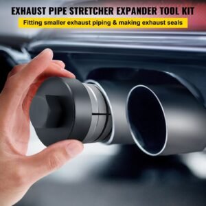 pipe stretcher kit, exhaust pipe stretcher kit 1 5/8" to 4 1/4", exhaust pipe expander kit for tail pipe tube, exhaust pipe expander tool with storing case, 7 pcs pipe expander, exhaust stretc