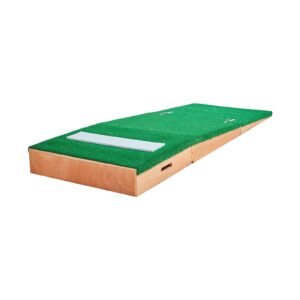 Pitching Mound, Portable Baseball Pitcher's Mound, 85 in Indoor Outdoor Pitching Practice and Training Equipment, Softball Pitching Aids with Antifade Turf, Pitching Rubber, Adjustable Base