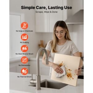 pizza stone, 16 x 14 x 0.6 inch rectangular cordierite pizza stone, large baking stone with scraper, 1450fahrenheit heat resistant cordierite cooking stones for kitchen bake oven, bbq grilling