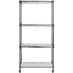 plant stand with grow light, 4 tier plant shelf with 45w full spectrum grow light, 3 mode plant light with timer and wheel for seed starting, metal grow light shelf for indoor plants