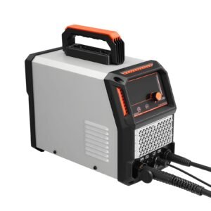 plasma cutter, 50a non touch pilot arc plasma cutting machine, 110v/220v dual voltage digital display igbt inverter with 2t/4t function & adjustable pa/pt time for home repairs, workshops