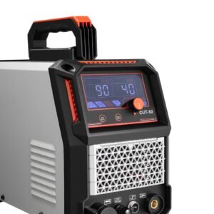 plasma cutter, 50a non touch pilot arc plasma cutting machine, 110v/220v dual voltage digital display igbt inverter with 2t/4t function & adjustable pa/pt time for home repairs, workshops