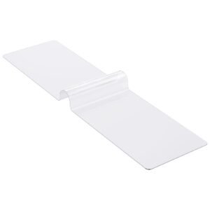 plastic table cover, 24 x 96 inch 1.5 mm thick clear table protector, rectangle pvc desk mat, waterproof & easy cleaning desk pad tablecloth, for office dresser dining room table night stand