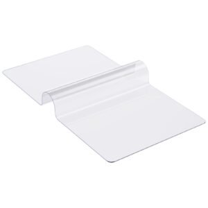 plastic table cover, 36 x 48 inch 1.5 mm thick clear table protector, rectangle pvc desk mat, waterproof & easy cleaning desk pad tablecloth, for office dresser dining room table night stand