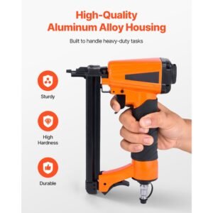 pneumatic staple gun, 20 gauge t50 pneumatic upholstery stapler for 7/16" crown 5/32" 5/8" length staples, 70 110 psi air staple gun for woodworking, upholstering, fabric, crafts, diy projects