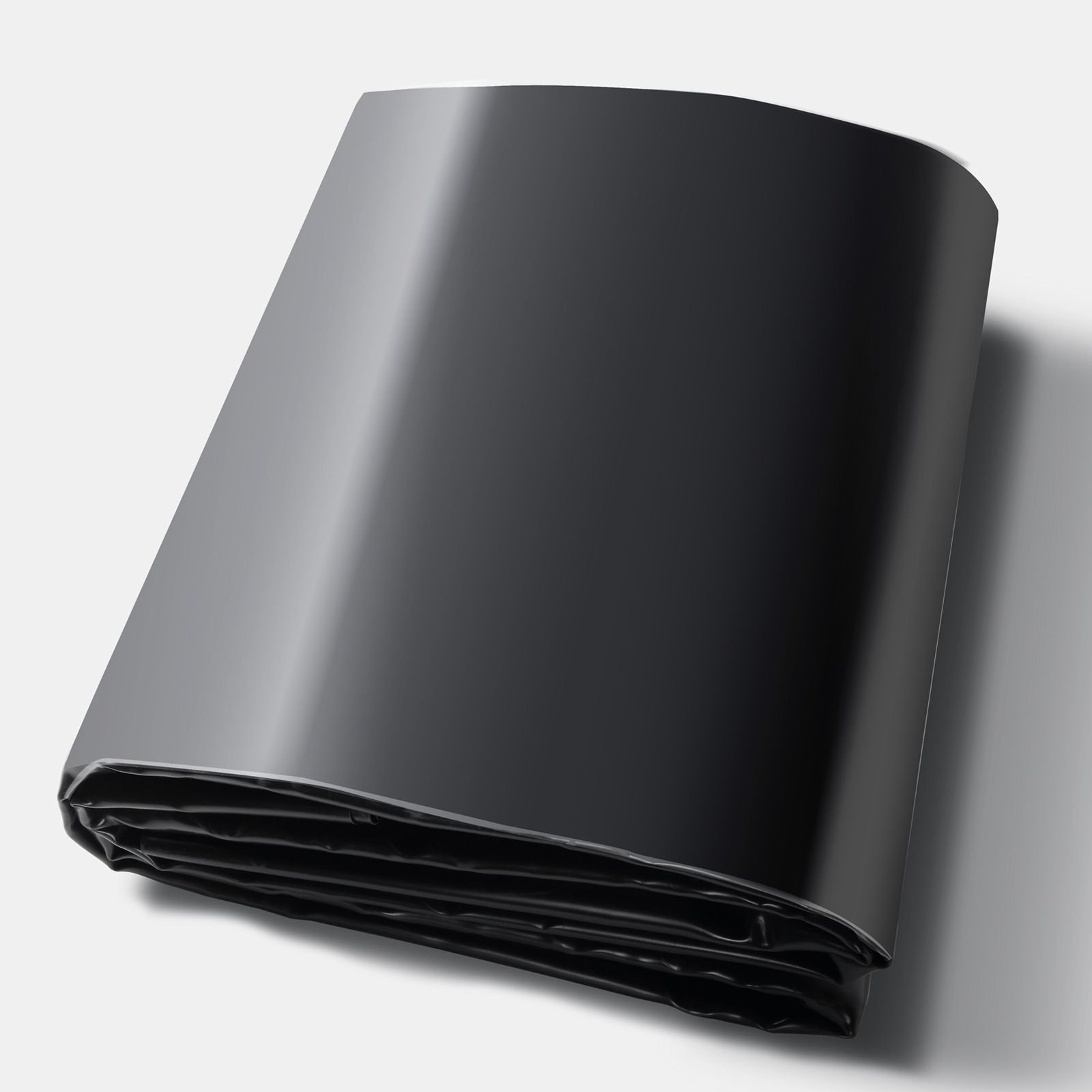 pond liner, 15 x 20 ft 45 mil thickness, pliable epdm material pond skins, easy cutting underlayment for fish or koi ponds, water features, waterfall base, fountains, water gardens, black